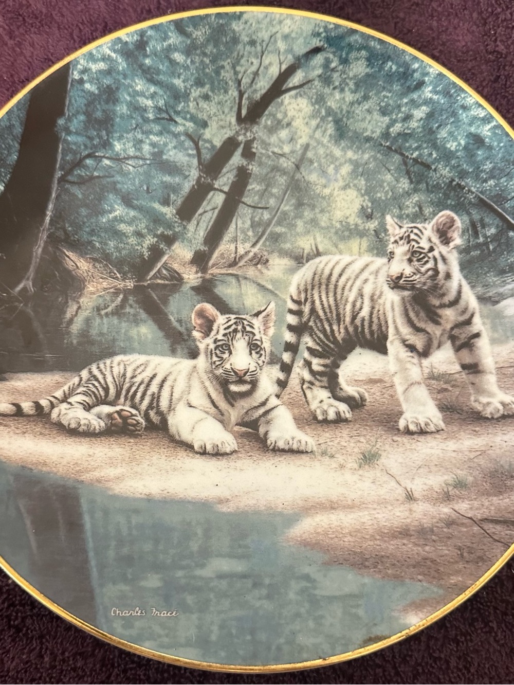 W. S. George Partners Collector Nature's Playmates" Collection
Plate #9190 1991